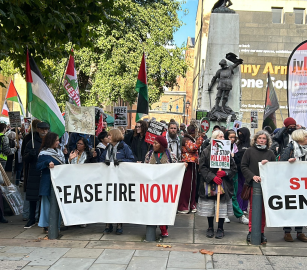 احتجاج بريطاني ضد دعم حزب الإصلاح للاحتلال