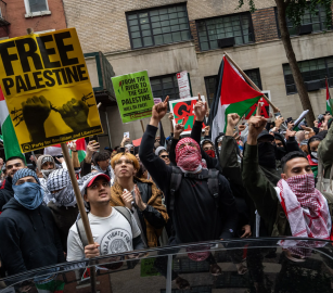 احتجاجات ضد الدعم الأمريكي للحروب وتنديدًا بقانون إعدام الأسرى