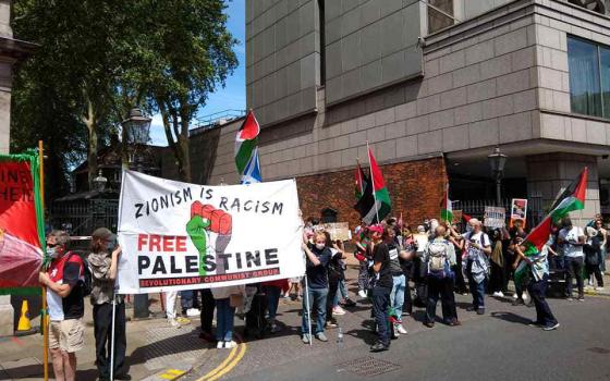 لندن.. وقفة تضامنية مع فلسطين واحتجاجية ضد مشروع الضم الإسرائيلي