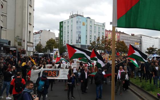 برلين.. حركة المقاطعة تنظيم وقفة احتجاجية ضد جرائم الاحتلال الإسرائيلي