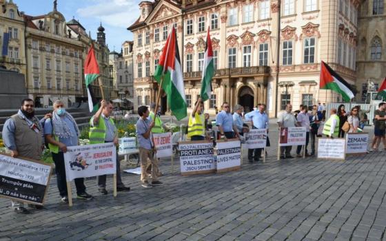 وقفة احتجاجية في العاصمة التشيكية على مخطط الضم الإسرائيلي