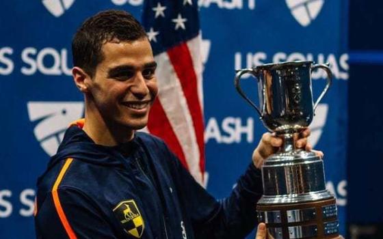 إشادات بموقف بطل الاسكواش المصري علي فرج