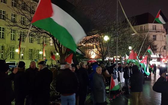 وقفة احتجاجية في برلين رفضاً للعدوان على غزة