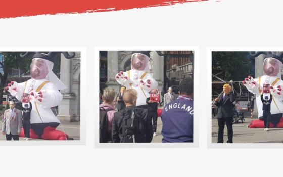 لندن.. وقفة احتجاجية رفضًا للتطبيع ودعمًا لفلسطين