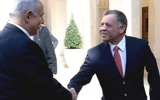 في "زيارة خاطفة".. نتنياهو يجري مباحثات مع ملك الأردن ?