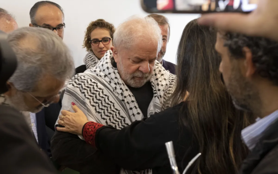 الرئيس البرازيلي: ملتزمون بدعم فلسطين في جميع المحافل الدولية ✊?