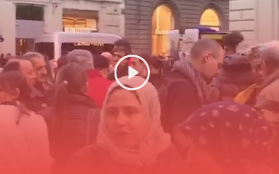 وقفة احتجاجية ضد صفقة القرن في مدينة فلورنس الإيطالية  