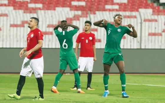 المنتخب السعودي يواجه نظيره الفلسطيني في رام الله