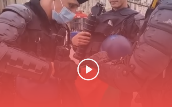 رغم عدم مخالفتهم لقوانين التجمع.. الشرطة الفرنسية تعتدي على وقفة تضامنية مع فلسطين