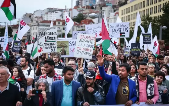 مظاهرة داعمة لفلسطين