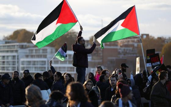 مظاهرة داعمة لفلسطين