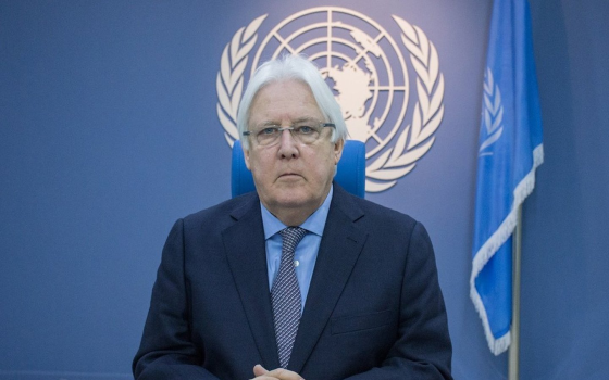 صورة منسق الشؤون الإنسانية في الأمم، مارتن غريفيث المتحدة