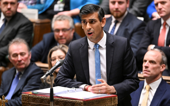 صورة رئيس الوزراء البريطاني ريشي سوناك