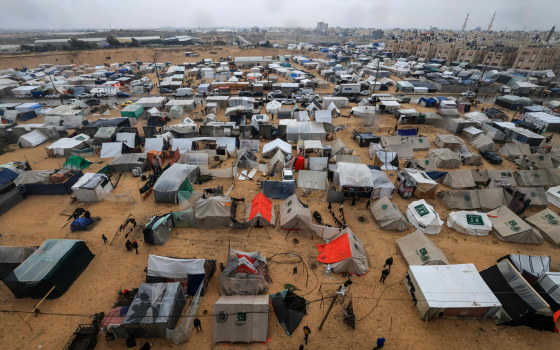 مخيمات النزوح في رفح