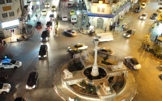 دوار المنارة في مدينة رام الله  