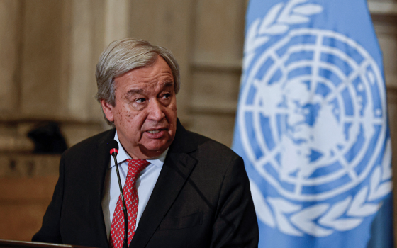 صورة لأمين العام للأمم المتحدة، غوتيريش