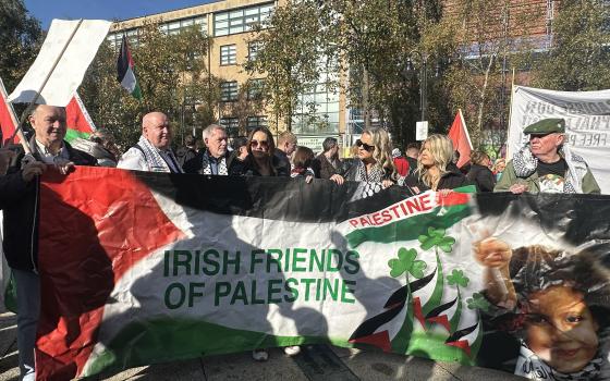 مظاهرة داعمة لفلسطين في أيرلندا