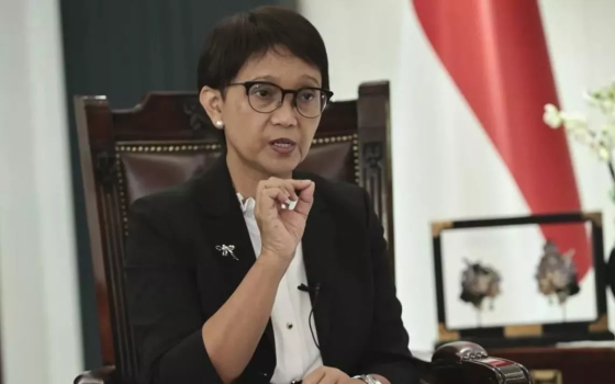 صورة وزيرة الخارجية الأندونيسية