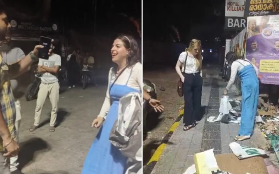 سائحتان مؤيدتان للاحتلال تمزّقان ملصقات مؤيدة لفلسطين في الهند