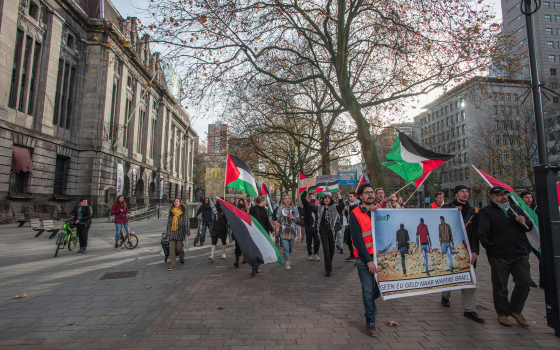 مظاهرة طلابية داعمة لفلسطين