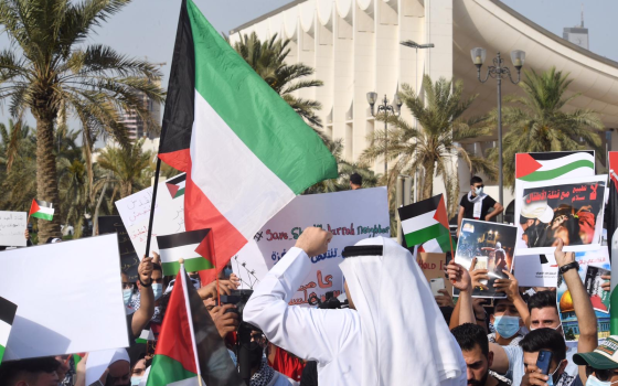 مظاهرة داعمة لفلسطين في الكويت