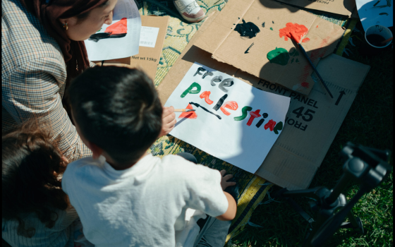 فعاليات تضامنية مع فلسطين في جامعة سيدني