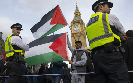 تواجد أمني كثيف في مظاهرات لندن الداعمة لفلسطين