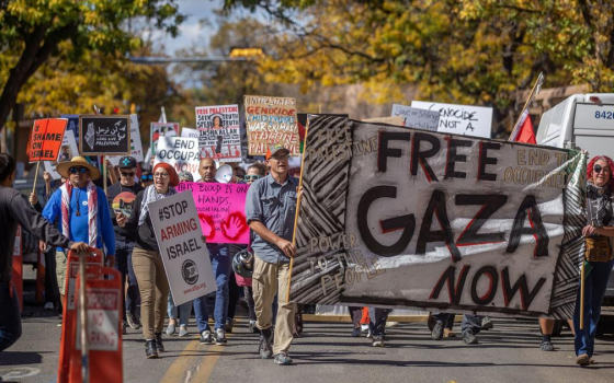 مظاهرة داعمة لفلسطين