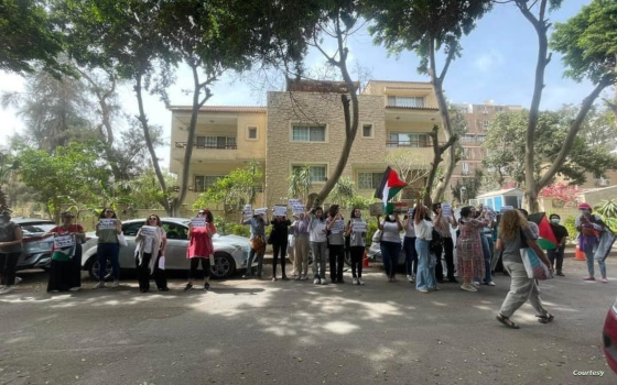 وقفة غزة والسودان في مصر