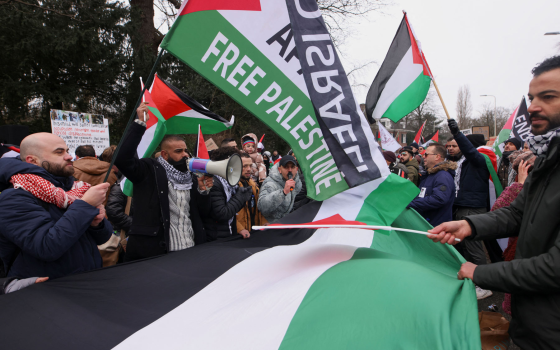 مظاهرة نيوزيلندا تضامنًا مع غزة