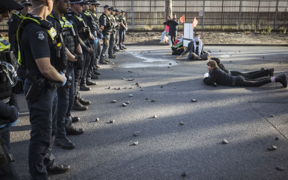 أنصار فلسطين في أستراليا يغلقون شارع رئيسي