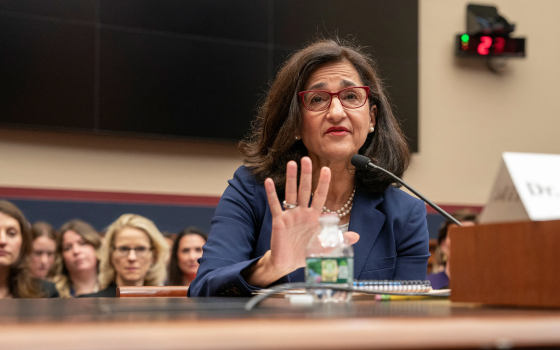 نعمت شفيق - رئيسة جامعة كولومبيا  