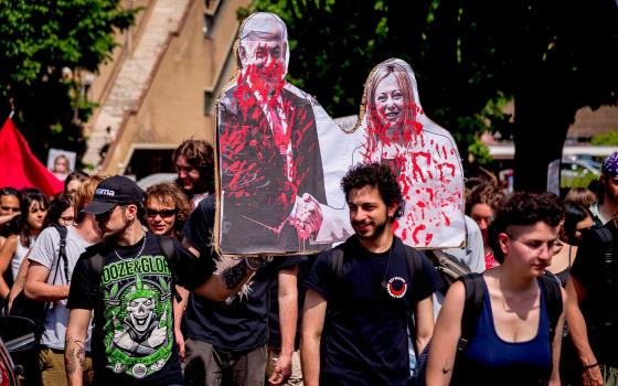 مظاهرة طلابية داعمة لفلسطين