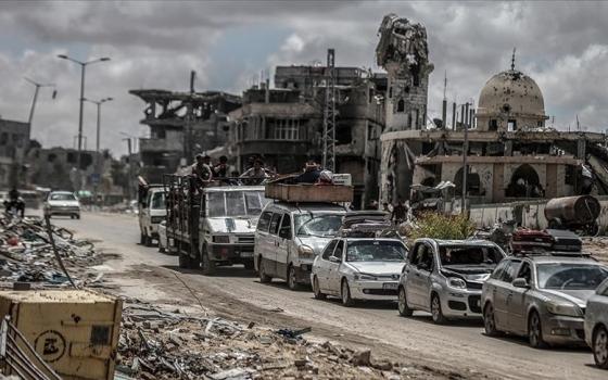 نزوح العائلات في غزة