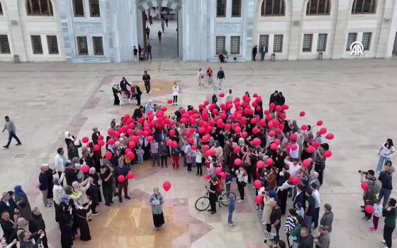 وقف الشباب التركي ينظم وقفة تضامنية مع غزة في إسطنبول