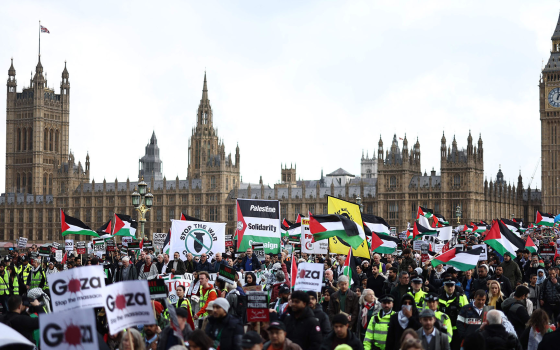 مظاهرة داعمة لفلسطين