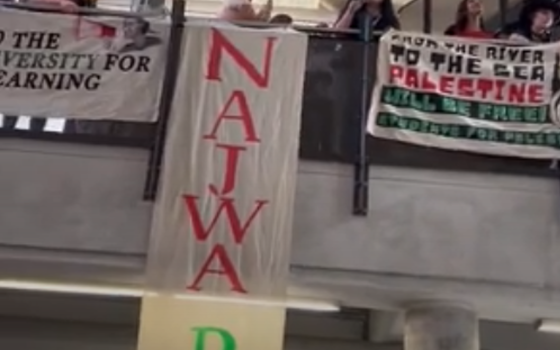 "جناح نجوى".. طلاب جامعة كورتين يحتلون مبنى الهندسة وأعادوا تسميته