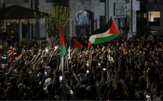 مظاهرة داعمة لفلسطين في الأردن