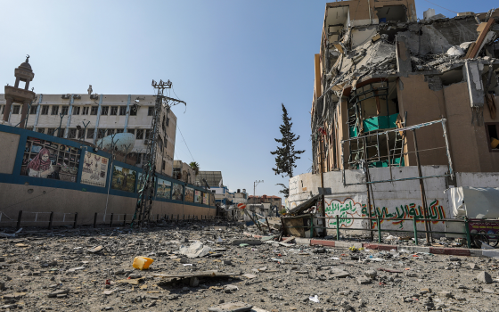 شارع في قطاع غزة