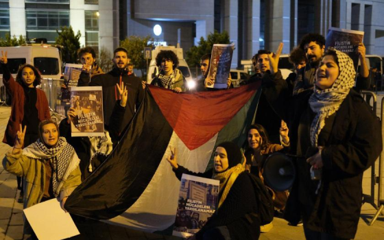 مظاهرة داعمة لفلسطين في إسطنبول
