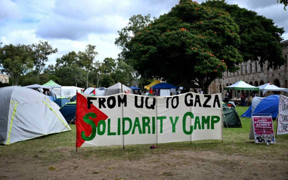 مخيم طلابي تضامني