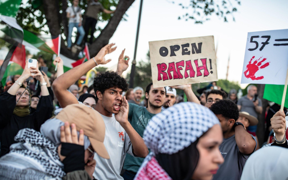 مظاهرة طلابية داعمة لفلسطين