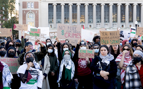 وقفة طلابية داعمة لفلسطين