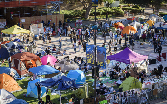 مخيم طلابي تضامني