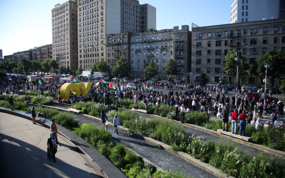 أنصار فلسطين احتلوا متحف بروكلين في نيويورك