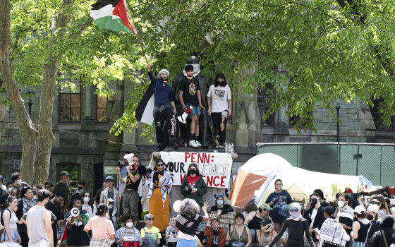 مظاهرة طلابية داعمة لفلسطين