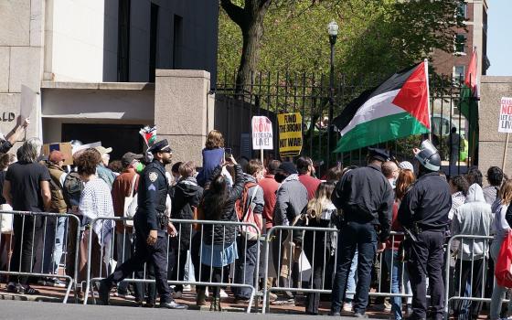 مظاهرة طلابية داعمة لفلسطين