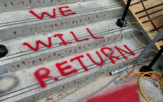 مخيم طلابي تضامني في جامعة أوتاوا