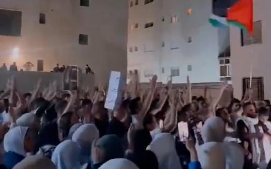 مظاهرة داعمة لفلسطين في الأردن