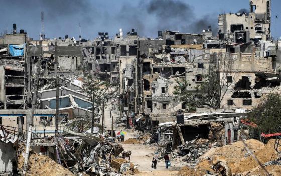 مباني مدمرة في قطاع غزة نتيجة القصف الإسرائيلي